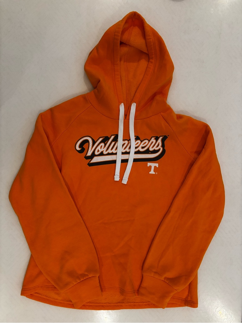 Orange Tennessee Volunteers Pullover Hoodie with White Script
